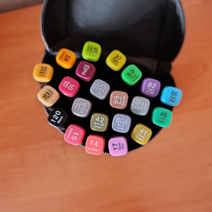 22 маркера Touch Raven