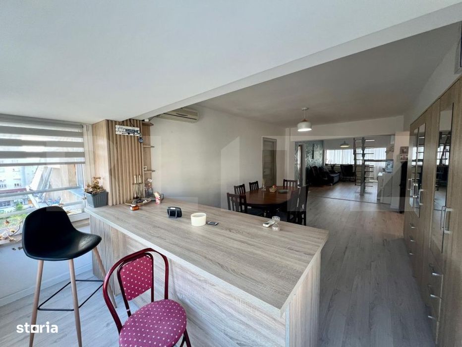 Apartament cu 3 camere, 115 mp, centrala si AC, zona Ultracentral