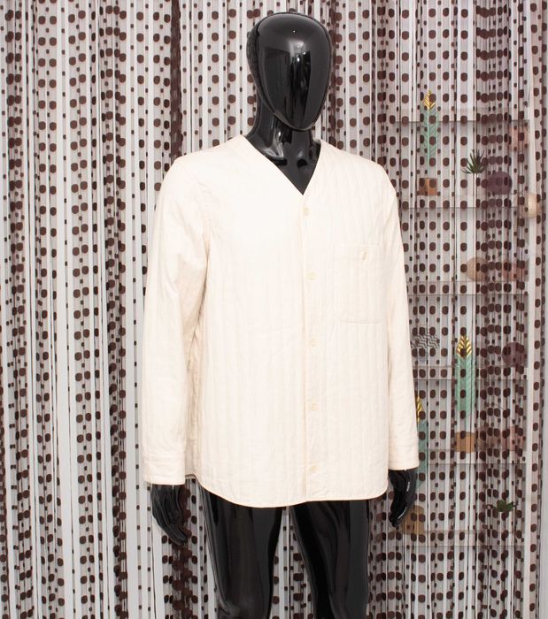 COS оригинално мъжко яке тип риза бежово подплатено М