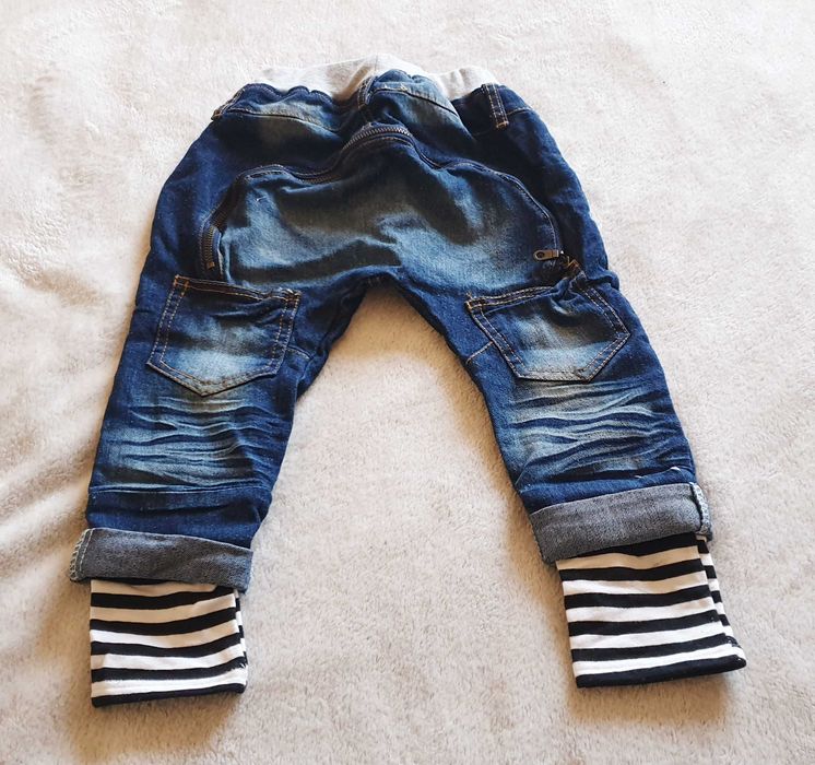 Blugi skinni pantaloni cu turul lasat, marime 110, 4-5 ani