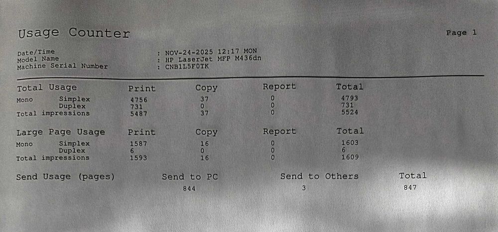 Multifunctional laser monocrom HP M436DN, A3