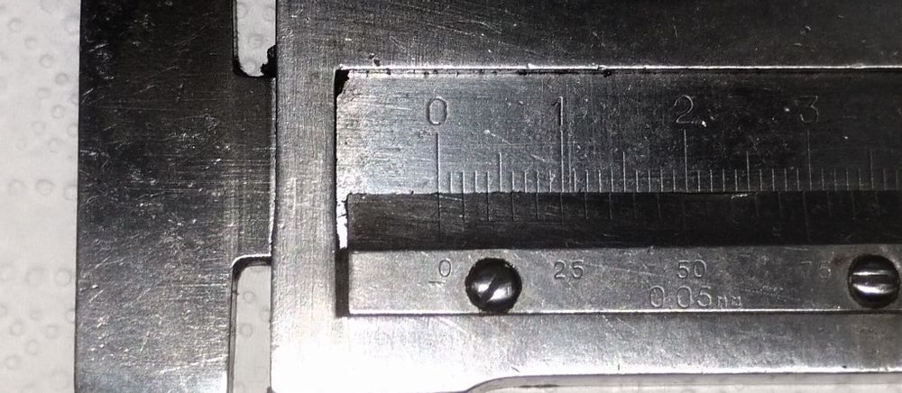Штангенциркул, состояние б/у, недостатков нет