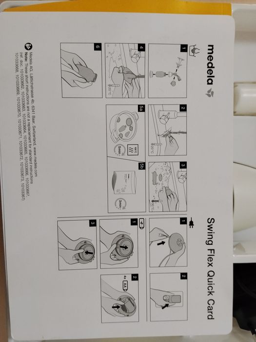 Електрическа помпа Medela swing flex + ръчна помпа Medela