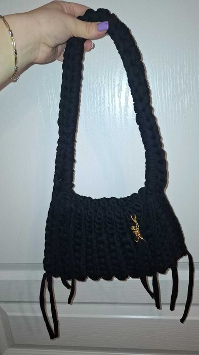 Плетена дамска чанта