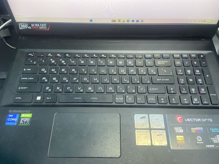 Игровой ноутбук Msi GP76 12UGS