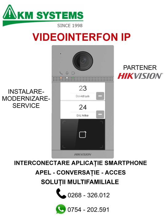 VIDEOINTERFOANE INTELIGENTE case - vile - rezidentiale