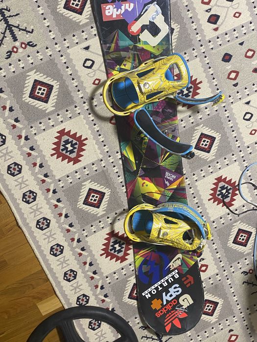 Борд с креплениями