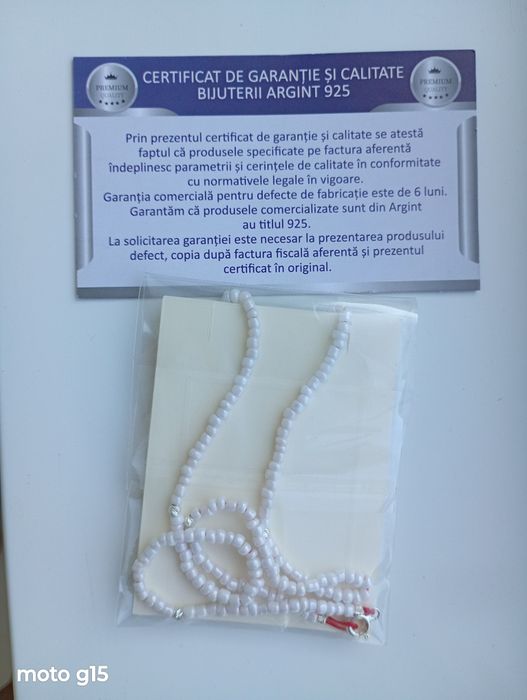 Choker cu biluțe din argint