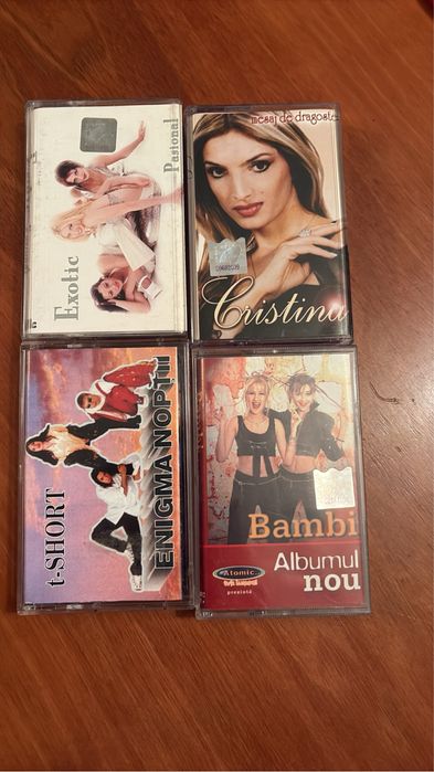 4 casete diverse titluri