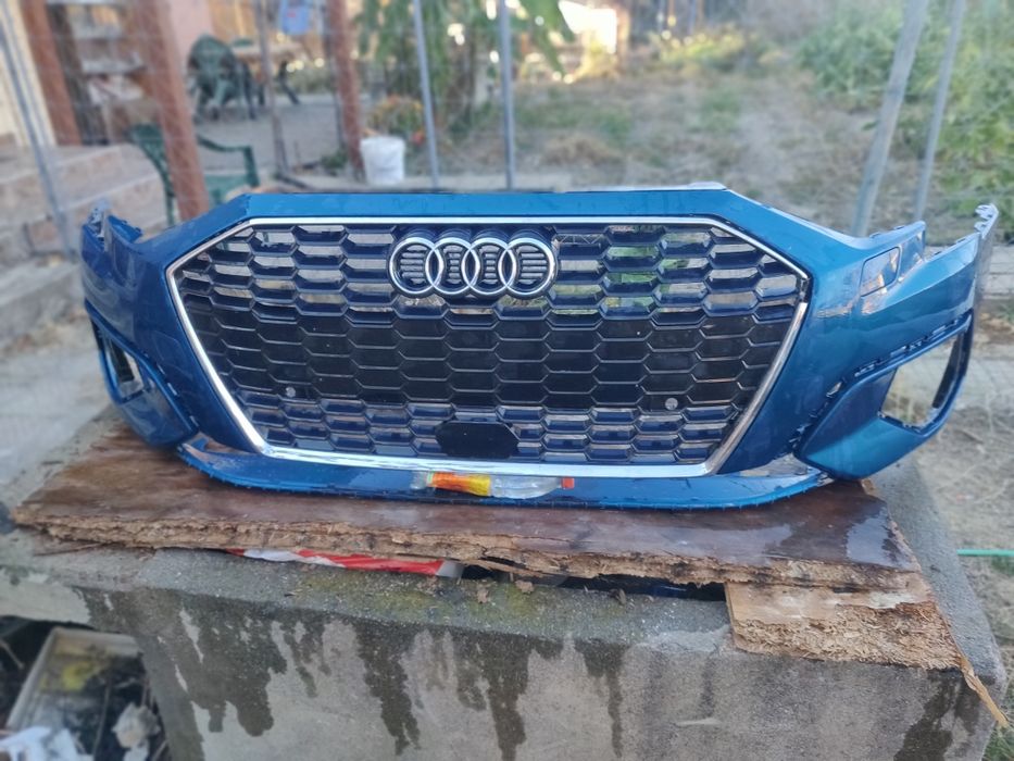 Броня сРешетка за Audi A3 S-Line 2021-2023г.