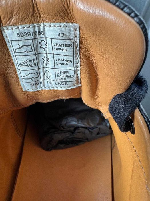 Pantofi negri  piele BOSS masura 43