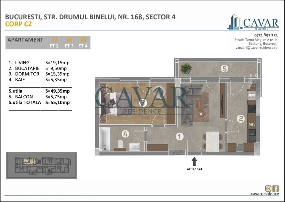 Alege cel mai nou proiect Cavar Residence