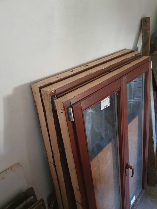 Fereastră termopan lemn 110,5x174,5cm, 2 canate