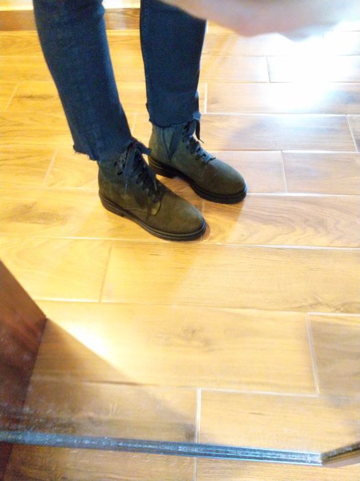 Дамски боти 38 номер естествен велур