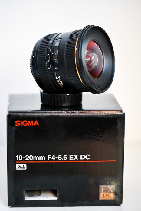Obiectiv UltraWide Sigma 10-20 mm EX DC HSM - NIKON, FullBox la cutie