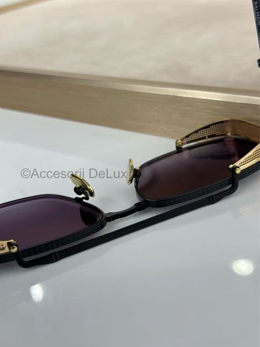 Ochelari de Soare Balmain BRIGADE - V BPS-142D-56 Noi Full Box Verificare Colet Gold Black Nergu
