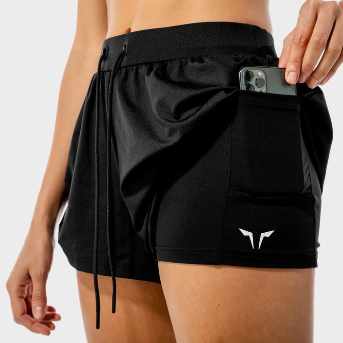 Squatwolf Flux 2 in 1 Shorts ОРИГИНАЛНИ дамски спортни къси панталонки с клин - XS