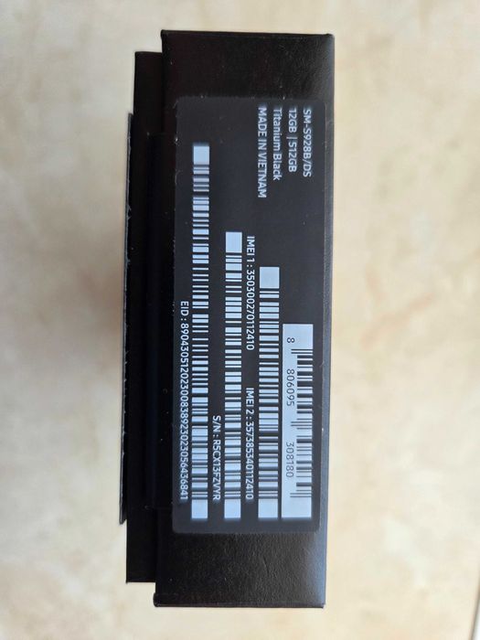 Перфектен Galaxy S24 Ultra, 12 Gb RAM, 512 Gb, цвят Titanium black, пълен комплект