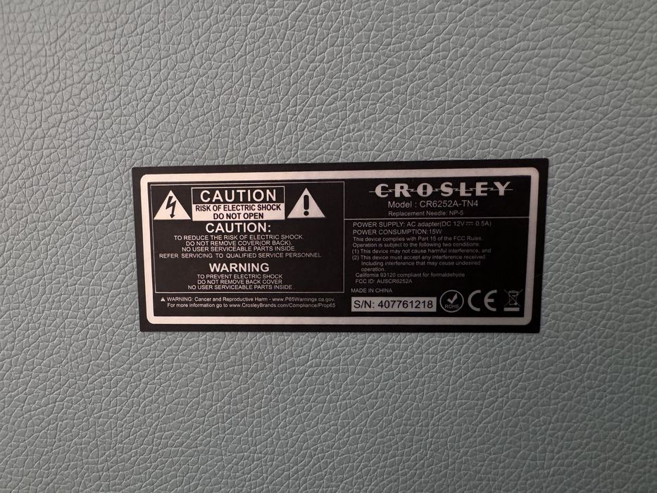 Виниловый проигрыватель Crosley
