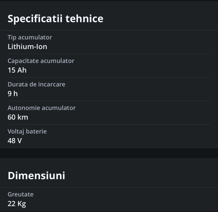 Trotinetă electrică Ruptor R1 Lite