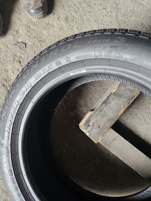 4 anvelope iarna 195 55 16 Pirelli Runflat 2020 6.6mm