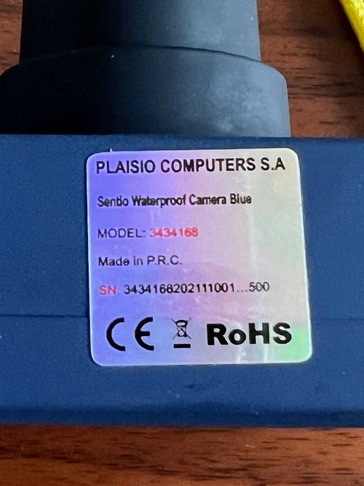 Камера за подводни снимки, с включена карта памет 4 GB, Sentio Camera