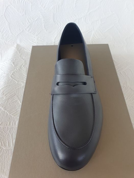 Giorgio Armani кожени мокасини Penny Loafer – Made in Italy, с кутия