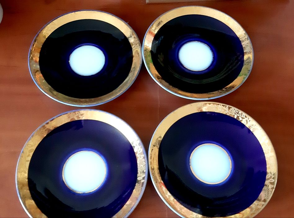 Продам фарфоровый сервиз кобальт, ЛФЗ