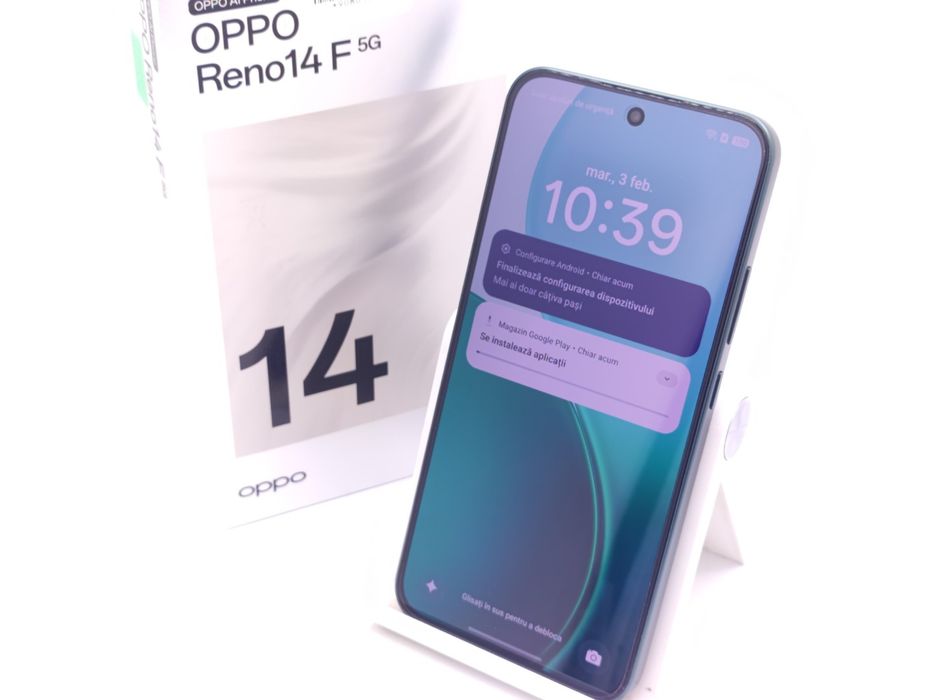 Oppo Reno14 F 256/8 Luminouse Green Dual, Garantie 24 luni | #D90803