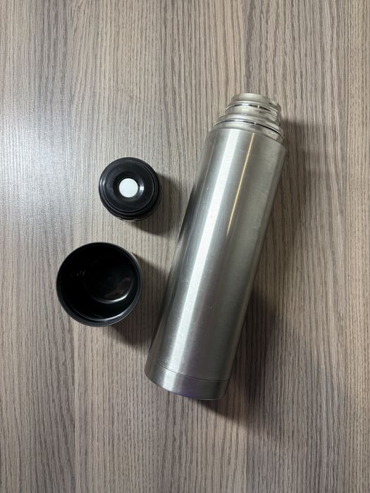 Термос 1 литр, цвет сталь