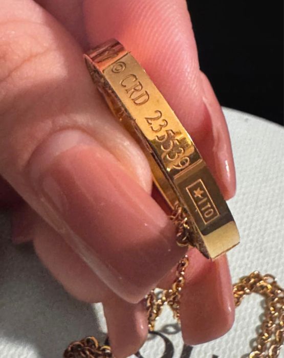 Lant Cartier Suflat cu aur 14k