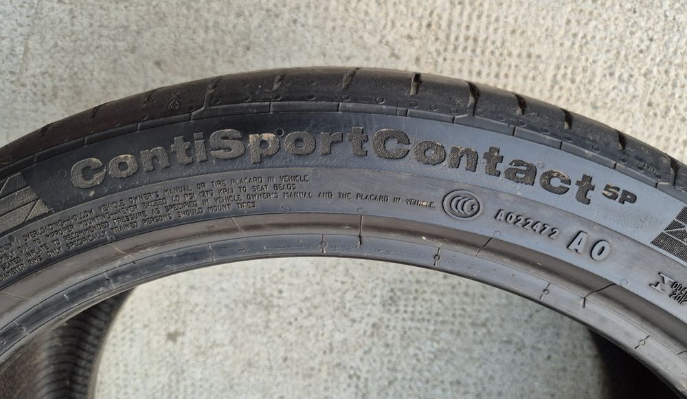 Set 2buc 255/35 R19 96Y XL Continental ContiSportContact 5P AO vară
