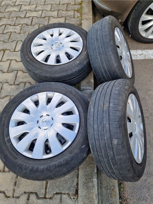 Jante,cauciucuri+capace Opel Astra