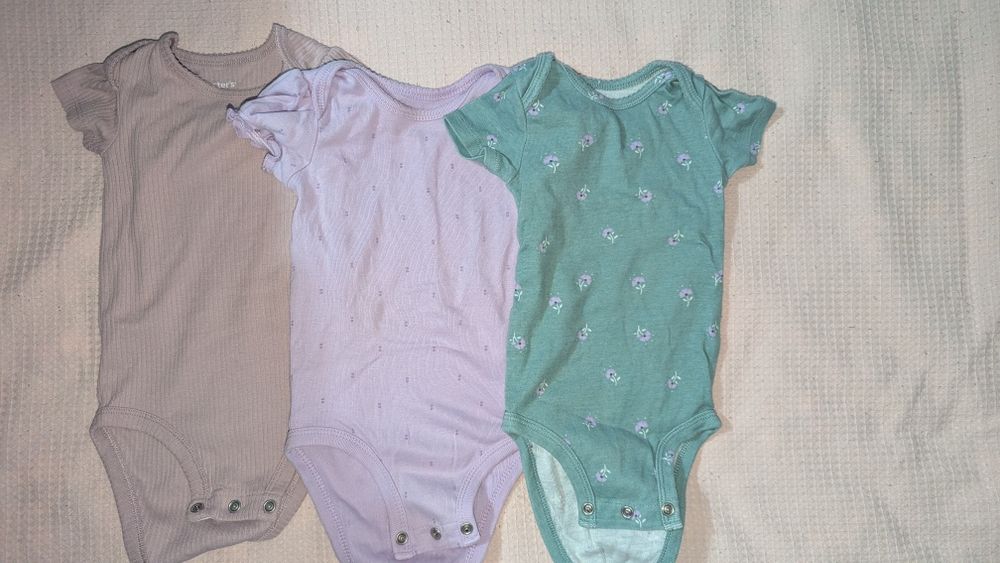 Детские бодики Carter's 3-6 месяцев