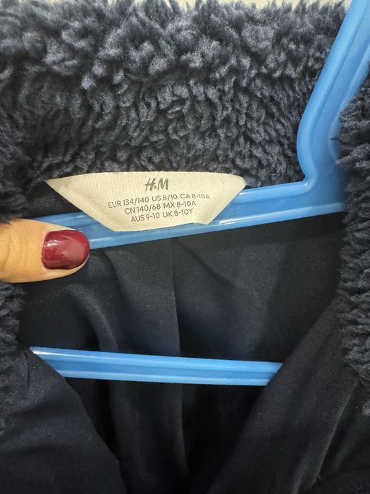 Пухено яке H&M 8-10г