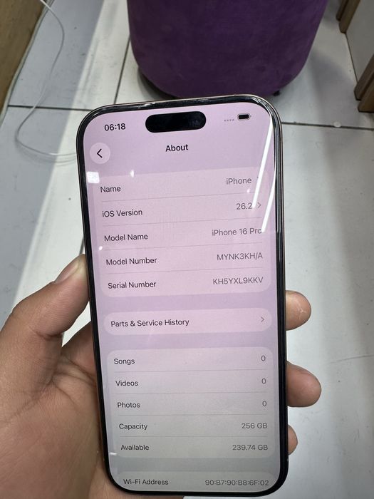 Iphone 16 Pro        256/97%