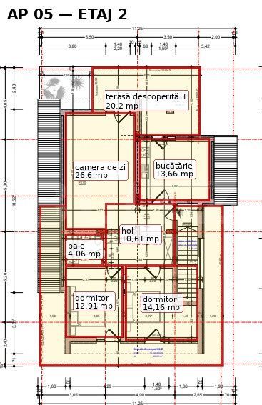 Apartament cu 3 camere, bucatarie inchisa si terasa mare – Bistrita