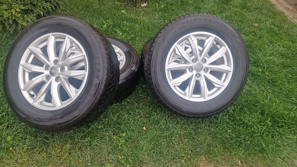 Jante originale Audi, anvelope MS Bridgestone fulg 235 65 17,275 60 20