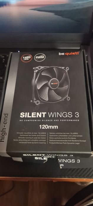 Be quiet! Dark Rock (radiator CPU) + 2x Silent Wings 3 120mm PWM