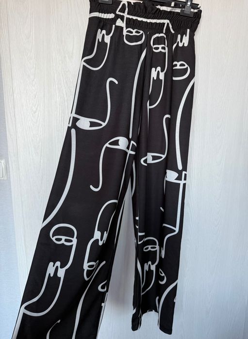 Панталон с широк крачол/спортен комплект/ALESSA/LBD/