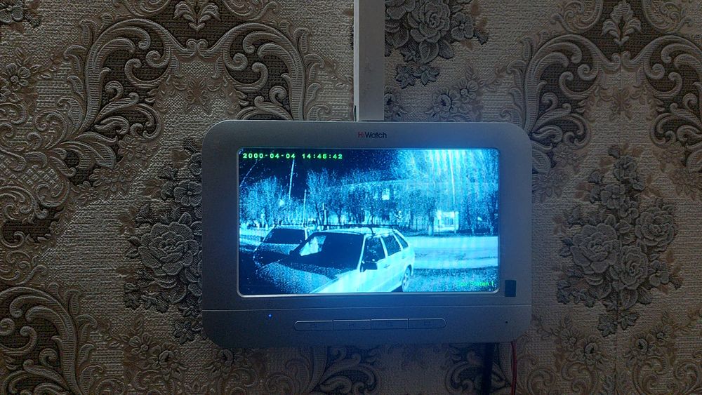 Установка частный дом видеодомофон