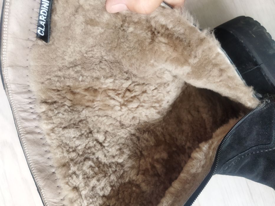 Обувь зимняя замша