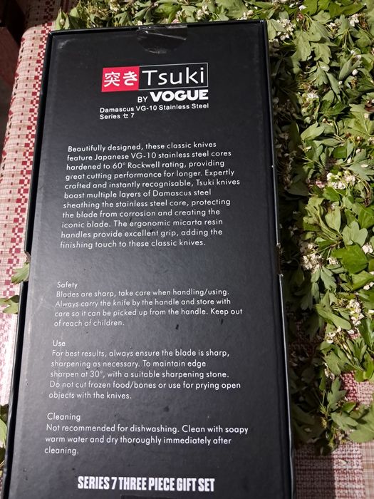 set 3 cutite damasc pt bucatarie