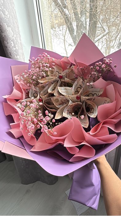 Денежные букеты на любую сумму