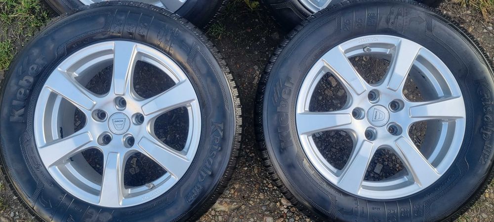 jante originale dacia duster, cu anvelope de iarna 215/65/16