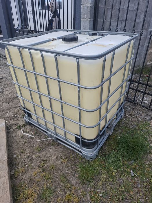 Bidon ibc cu gratar metalic 1000