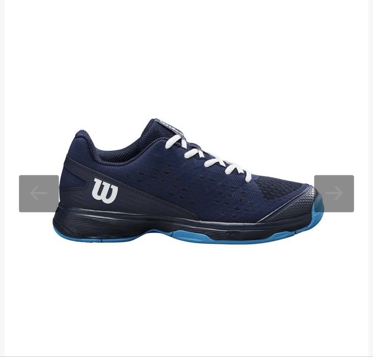 Детски Тенис Маратонки Wilson Rush Pro Jr L Navy Blaze WRS335270U010