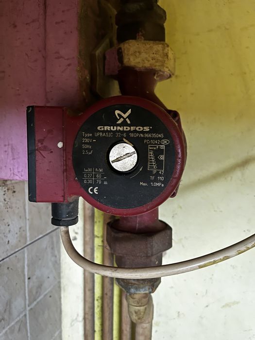 Centrală termică pe lemne Attack DP 25 kW + 2 pompe Grundfos – stare foarte bună