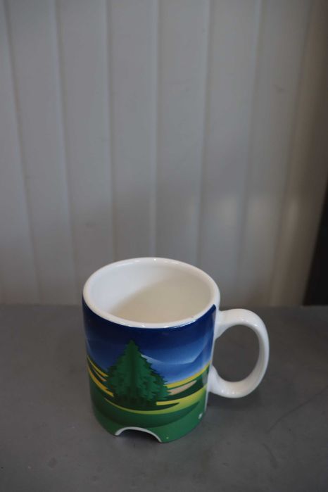 Чаша за кафе с картинка на голф игрище