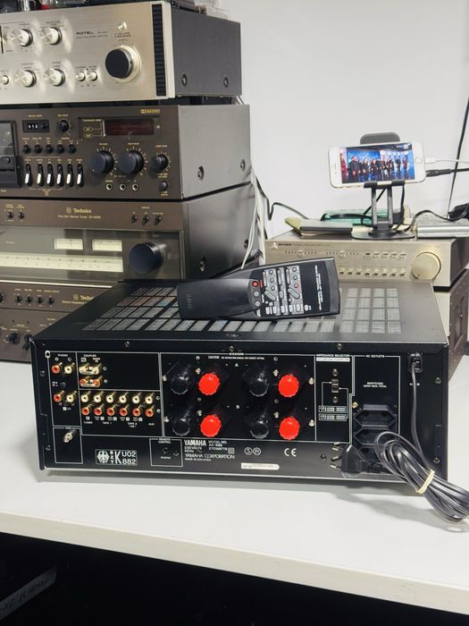 Amplificator de fidelitate YAMAHA AX-892,telecomandă,115W/canal 8ohmi